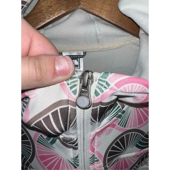 Pink The North Face Full- Zip TKA Stretch Jacket Size L - Picture 4 of 10